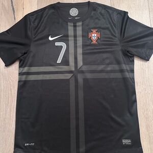 2013-2014 RARE Portugal Away Jersey Ronaldo Size Large